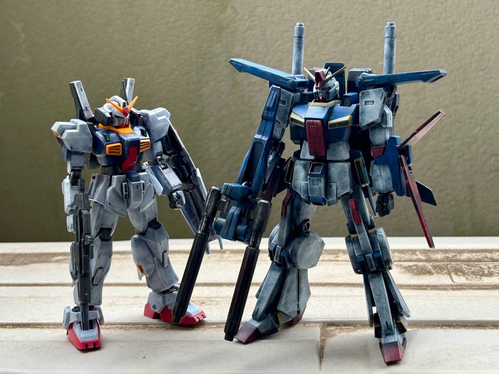 ガンダムマークIIと一緒に