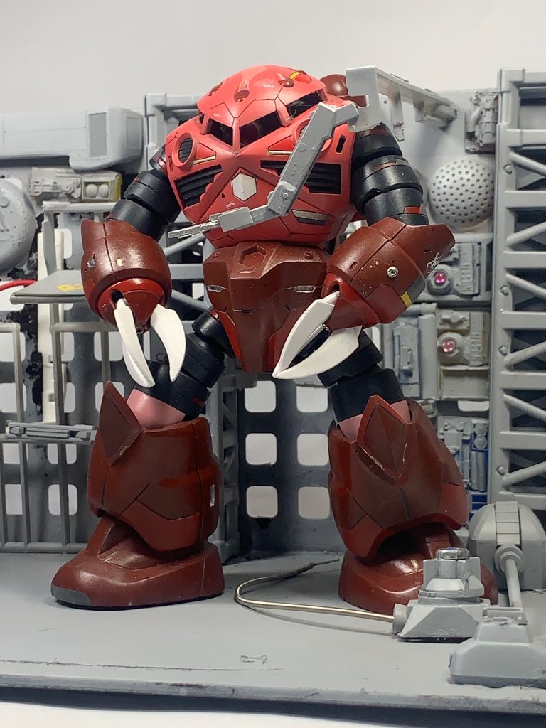 HGシャア専用ズゴック　（ジオラマ）