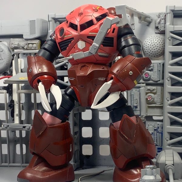 HGシャア専用ズゴック　（ジオラマ）