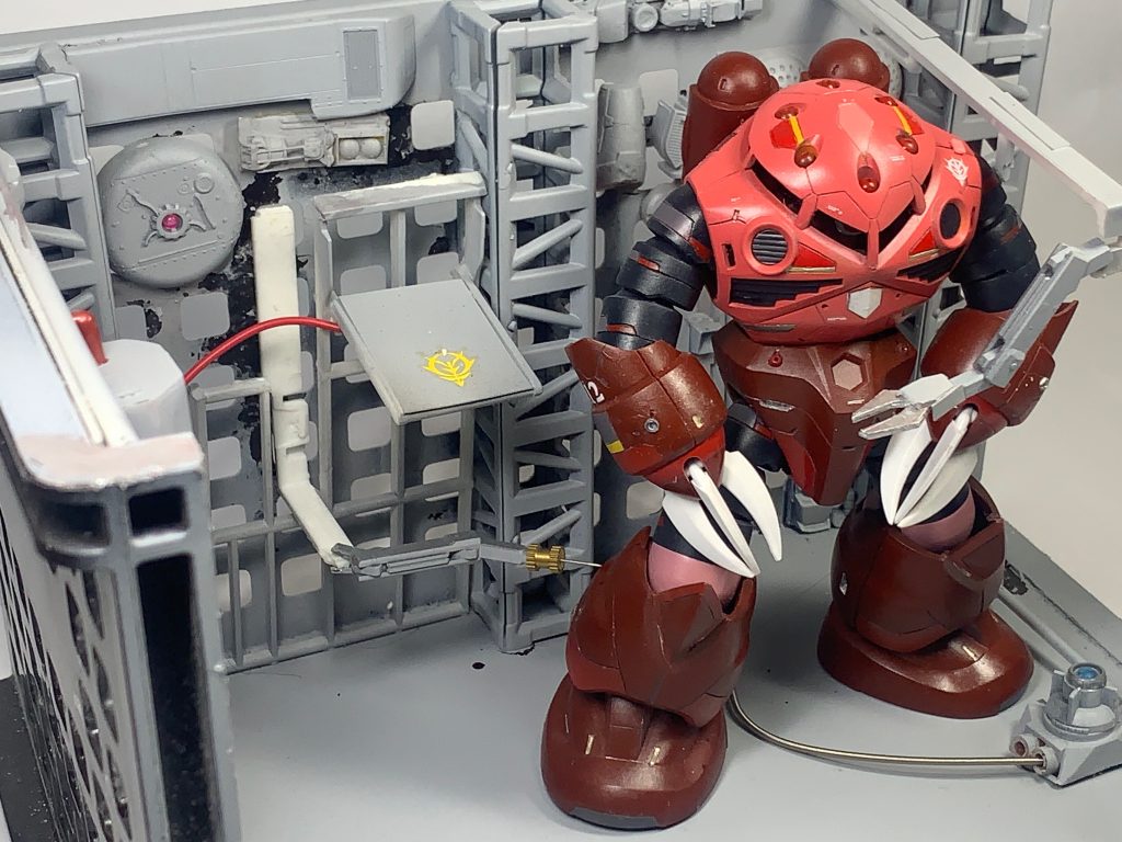 各所ひスジボリを入れ、それっぽく、制作しました。σ(^_^;)