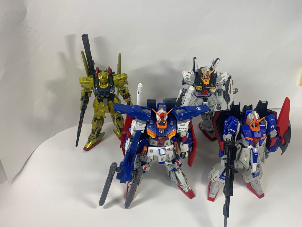 ガンダムチーム見参（仲良し四人組）