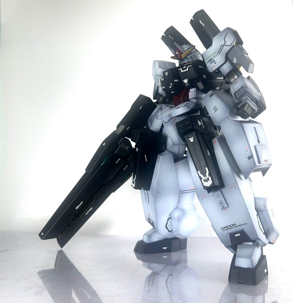 素立ちからさすがはヴァーチェの後継機、脚部や武装のゴツさがたまらんのです✨