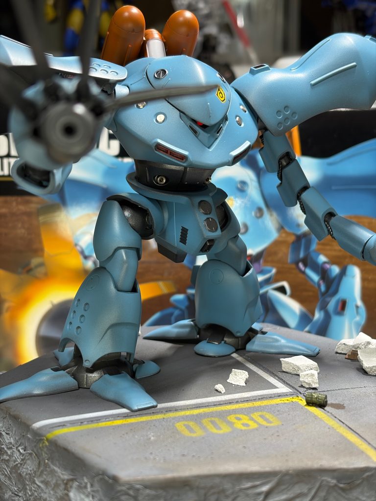 ハイゴッグ用のベースも作りました✌️北極基地をイメージしています。
