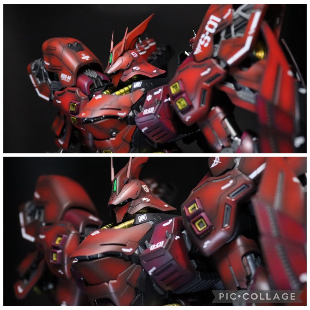 以前作ったサザビーと比較