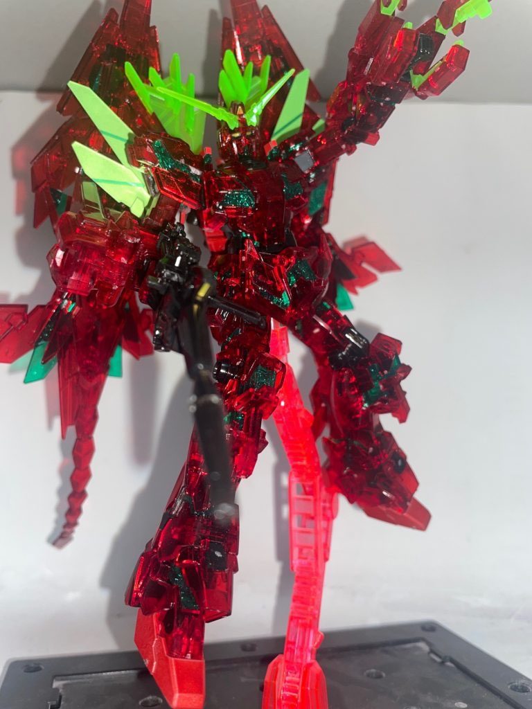 RX-0ff／福岡ユニコーン［クリアカラー・ガンダムベース限定品］【パルスアレンジ・オブ・リアルカラーモデル】–7枚目/制作者：【電幻龍メンバーズ】ドラグーンの開発部