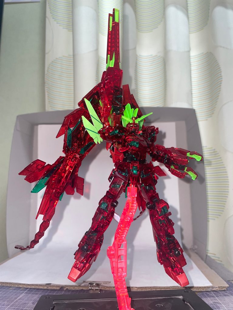 RX-0ff／福岡ユニコーン［クリアカラー・ガンダムベース限定品］【パルスアレンジ・オブ・リアルカラーモデル】