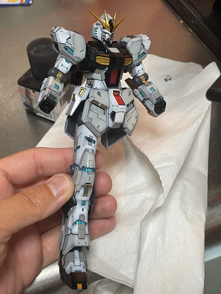 フレームを塗装しました。グリーンチップはまだ入れてません