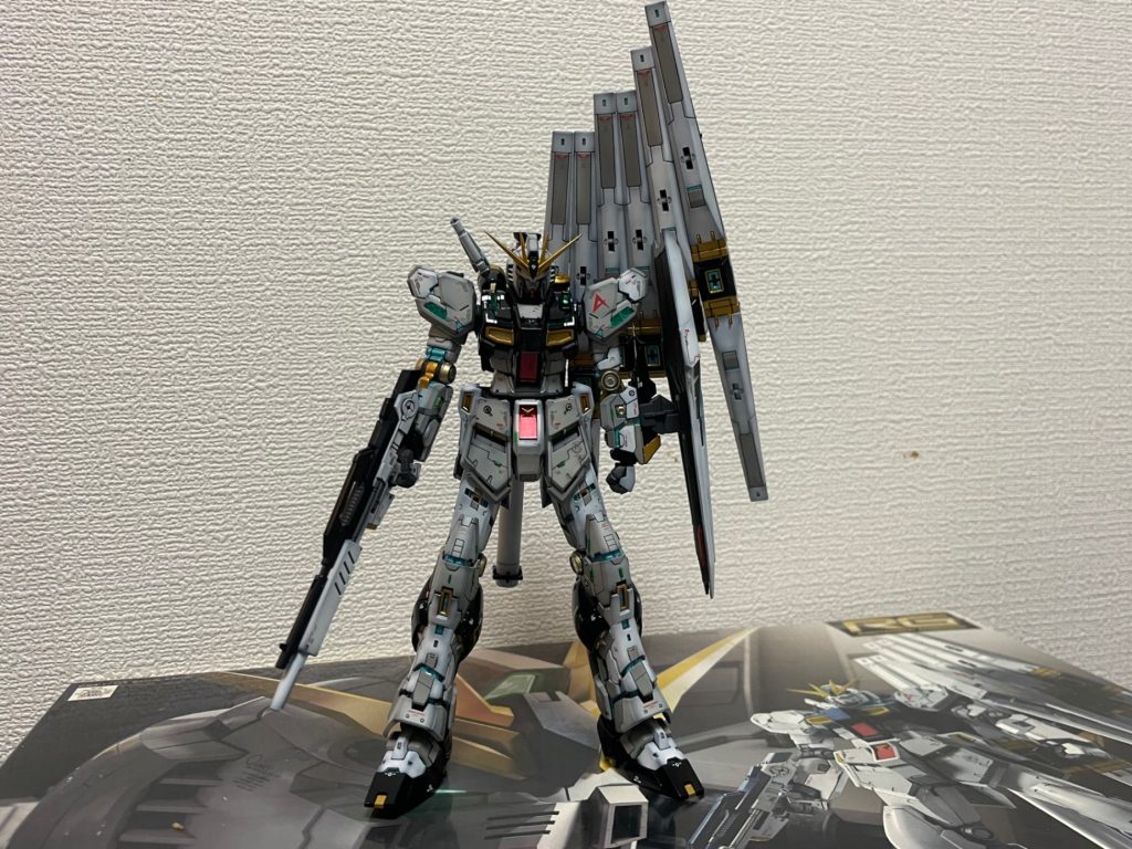 RG ニューガンダム　サイコフレーム全開ver–3枚目/制作者：hannbei1011