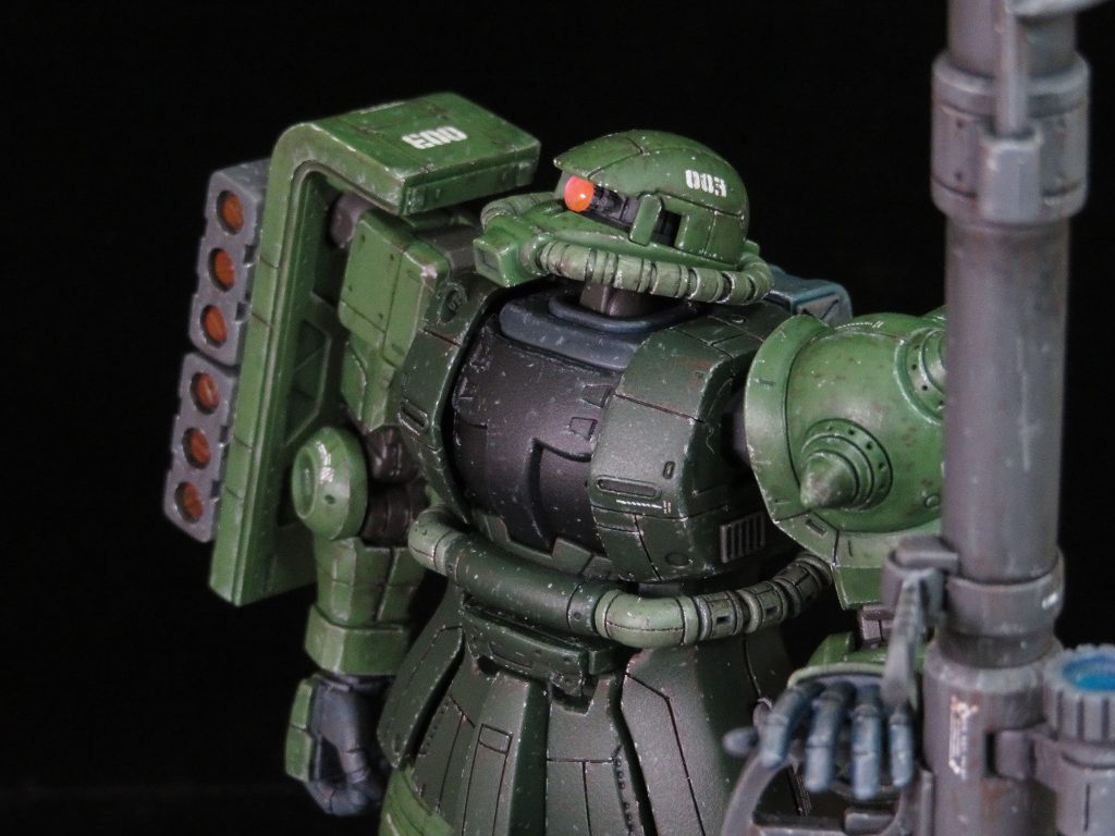 HG ORIGINザクと改造バズーカ