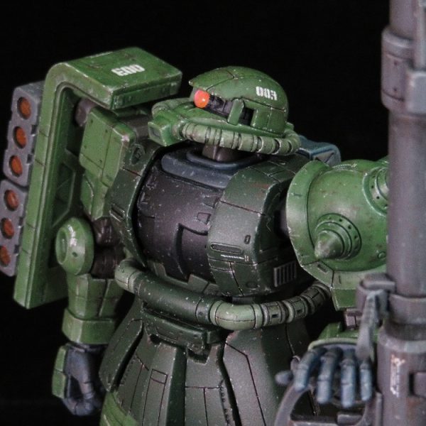 HG ORIGINザクと改造バズーカ