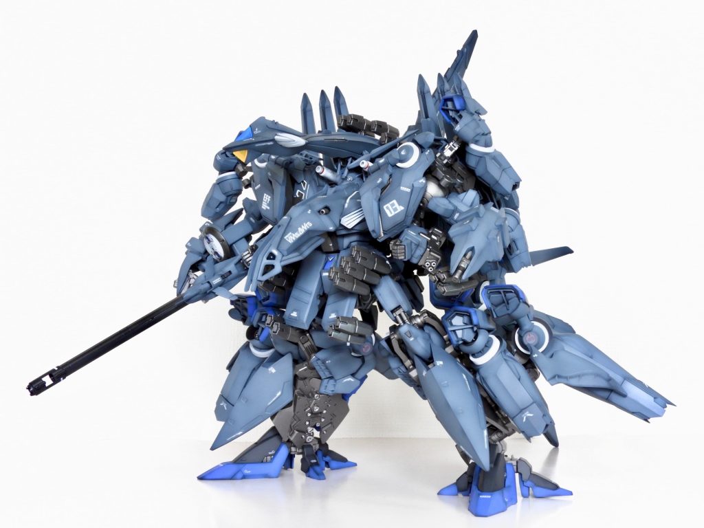 ご依頼製作 HGUC アリュゼウス + ZプラスC1–2枚目/制作者：ARIKA_plamozombie