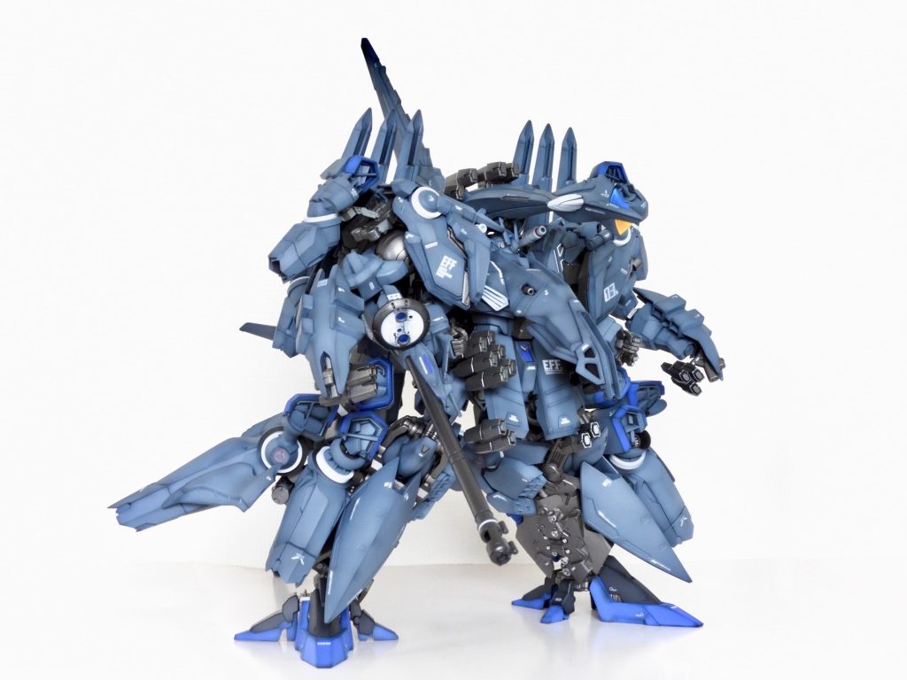 ご依頼製作 HGUC アリュゼウス + ZプラスC1–3枚目/制作者：ARIKA_plamozombie