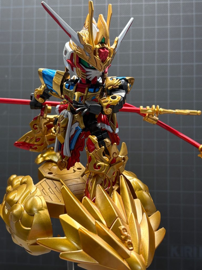 さらに、キャンペーン特典でもらえた筋斗雲も塗装。心の中でファミコンジャンプの筋斗雲BGMが流れる。