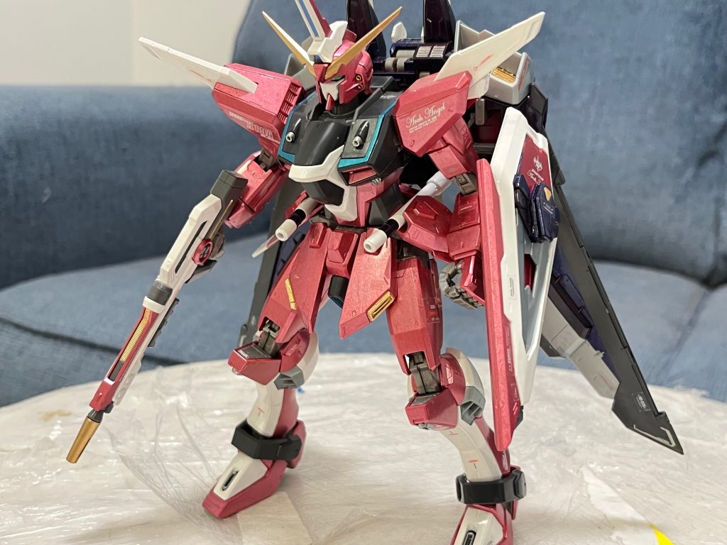 「君も、俺はただ戦士でしかないと…そう言いたいのか？」ラクスからジャスティスを受領してキラの助けに行くアスラン。