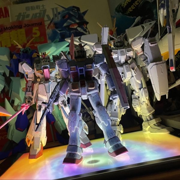 夏の夜ディスプレイ　ライトアップ