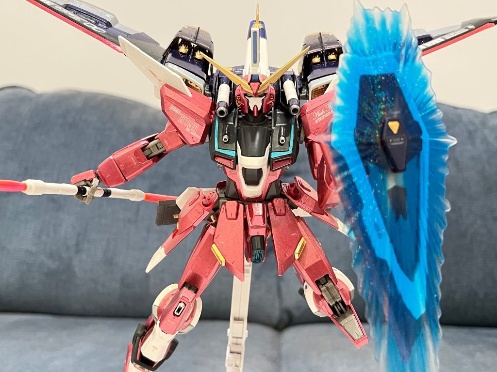 F91のようなシールドのエフェクトパーツはとても綺麗です。