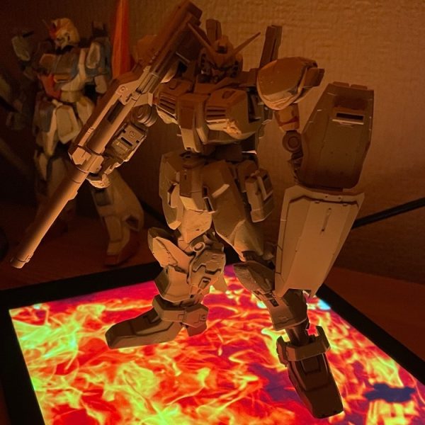 ガンダムmk II  光のライトアップ