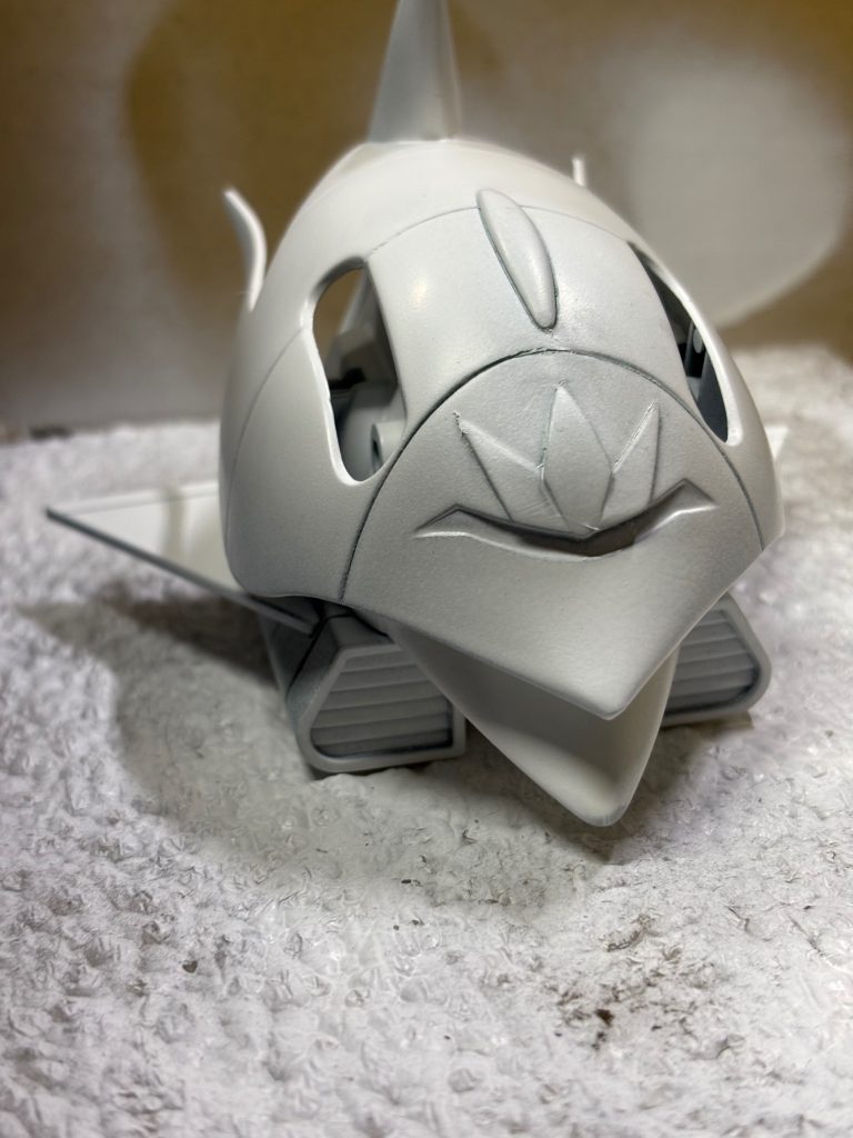 お顔のど真ん中に継ぎ目があったので綺麗にするのは大丈夫？？とキットがしっかりしているので素組みで楽しく作業出来ました。&nbsp;