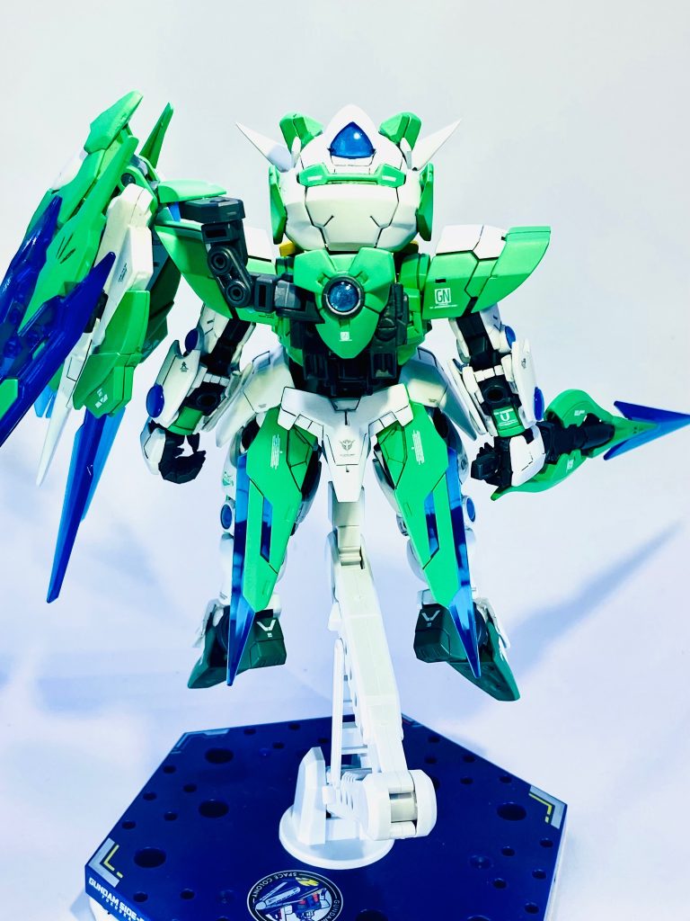 ベース機体をMGSDとする事で、元々高かった機体性能の強化を計っている。また、シア自身も色々なバトルの経験、そしてビルダーとの交流によって自身の機体に新しい可能性を埋め込んだ……という設定です。