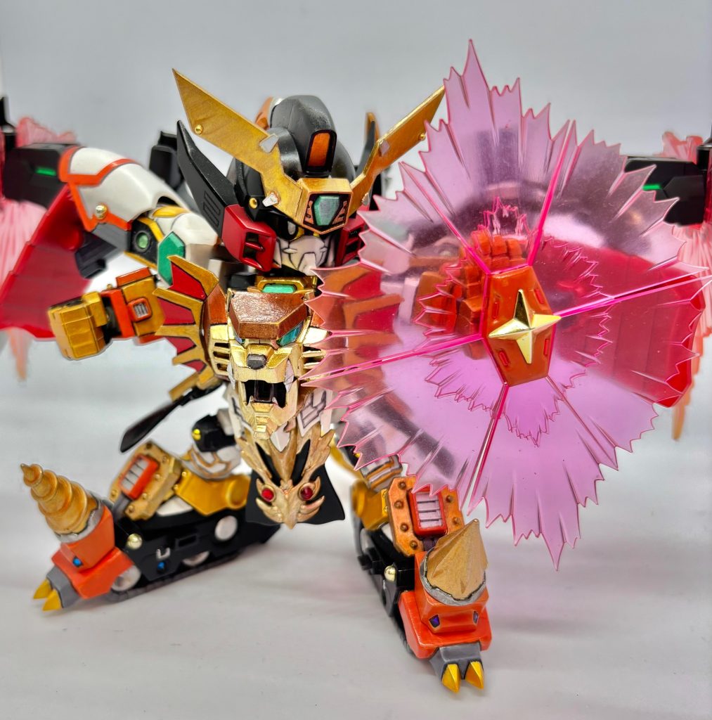 プロテクトシェード！ガンダムらしく、ビームシールドにしています。
