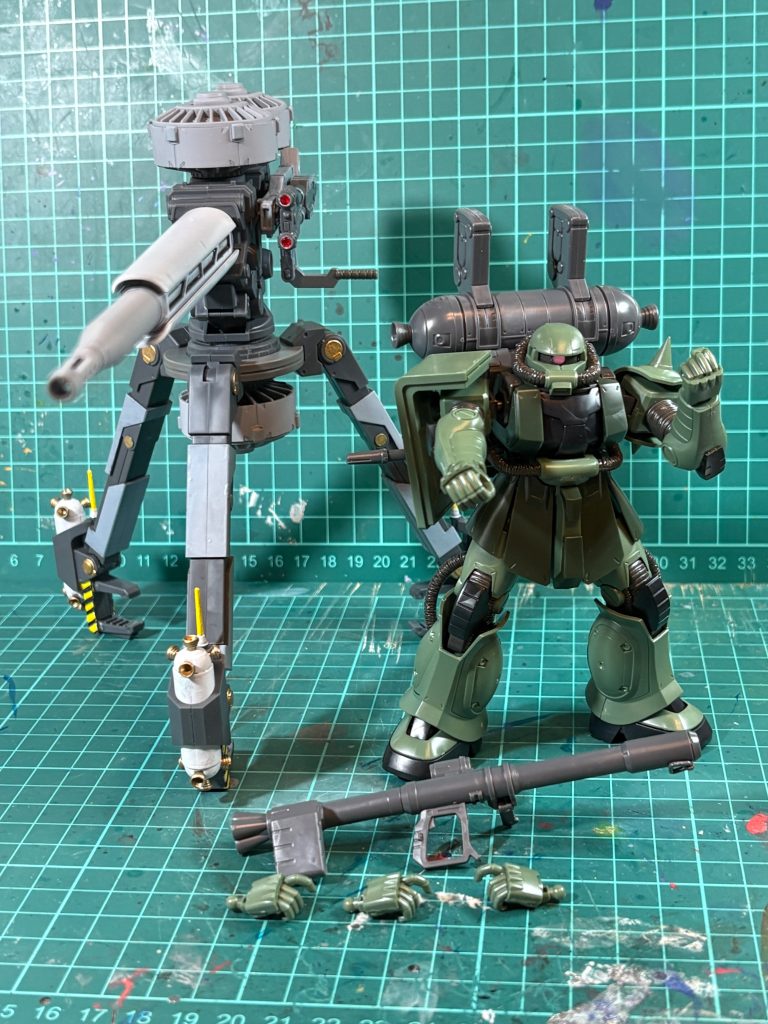 すぐみビッグガンは一部塗ってます。