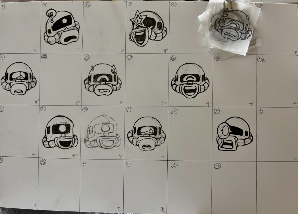 作品名：新たな 取り組み 👀　（許可なし）<p>。。。。。 ひとつ 間違えてます。(zaku-kao4) ※何方か教えて頂きたいです。この絵の発案と始まりの物語り。 （ご存知でしたら是非コメント欲しいです！(zaku-kao8)）</p>
