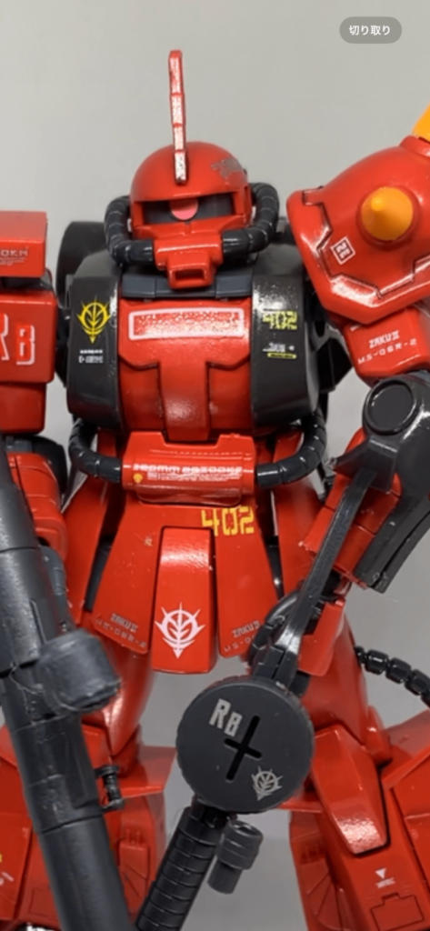 MS-06R-2 ジョニー・ライデン専用ザク–4枚目/制作者：Plakids-K