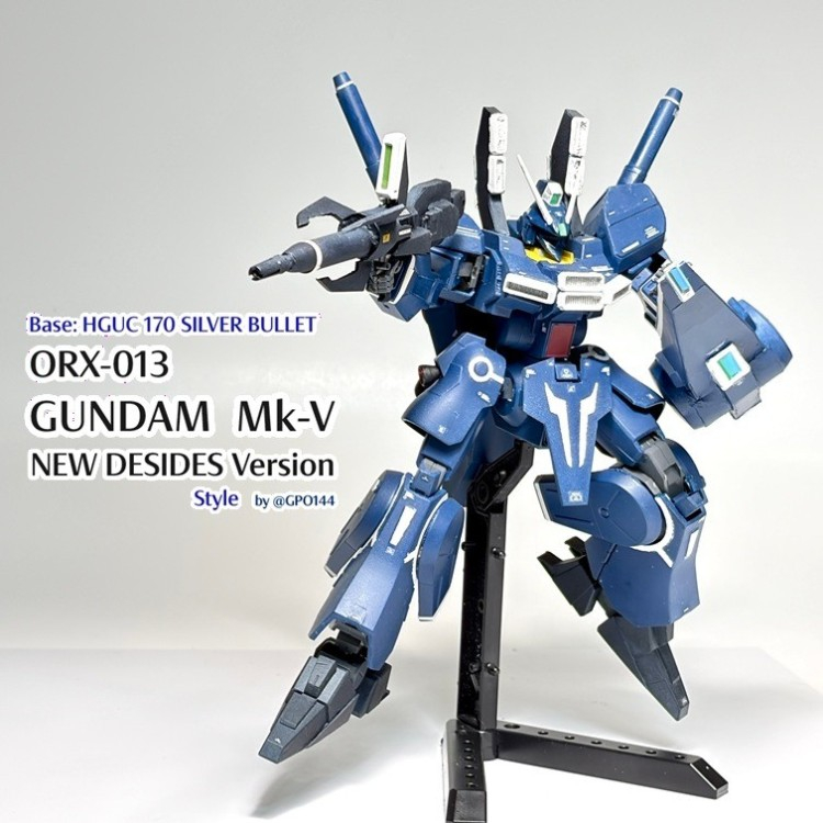 HG ガンダムMk-V（NDカラー） 風｜gpo144さんのガンプラ作品｜GUNSTA