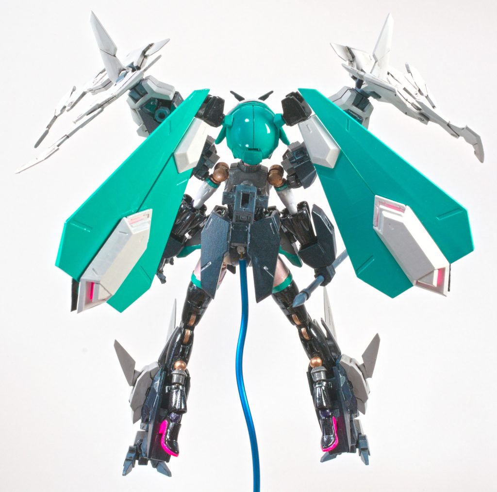 プラネッツミク＋プルタインアーマー＆バリエーション展示用自作アクリルスタンド–5枚目/制作者：SUDOU