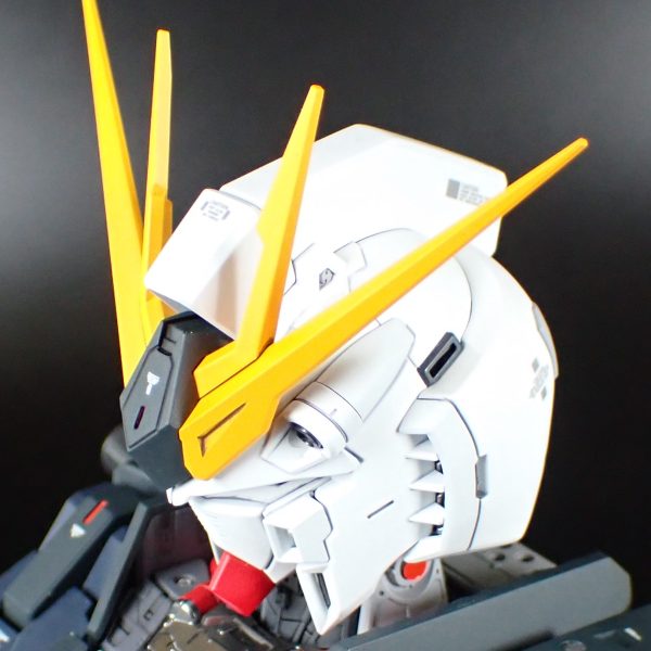 PGUνガンダム(頭部装甲)完成しました。残るは武器類のみ、ラストスパート頑張ります。（6枚目）