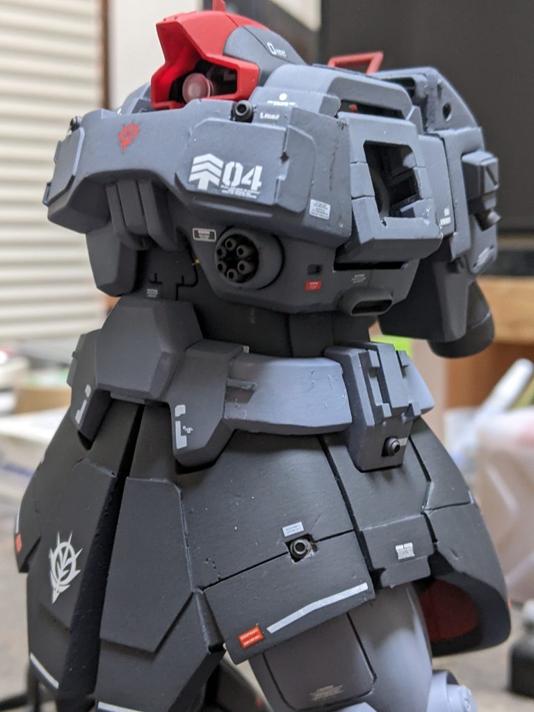 胸部の目眩ましの所をガトリングに変更しました。最後まで見て頂いて、ありがとうございました。