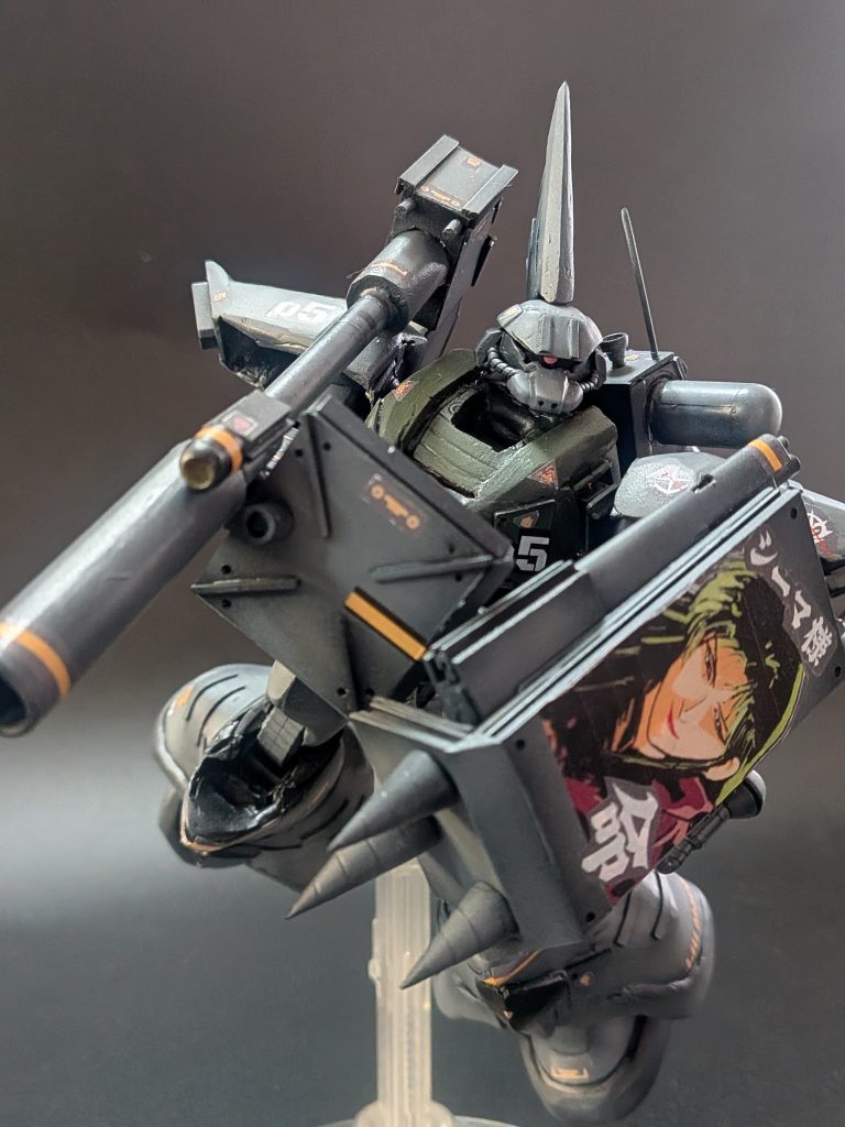 ラケーテンバズやスパイクシールド、90ｍｍマシンガンはフルスクラッチです。