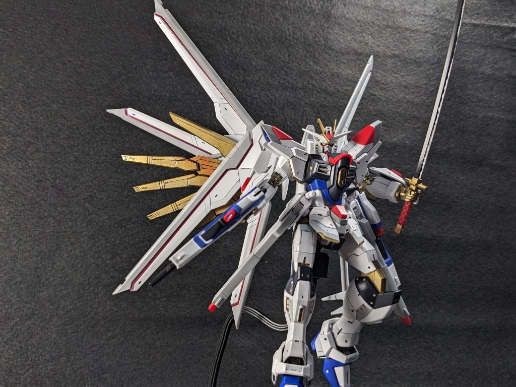 HG 1/144マイティストライクフリーダムガンダム　「僕にできることは、終わらせる！」by キラ・ヤマト　対艦刀　フツノミタマ装備–2枚目/制作者：ゴン太