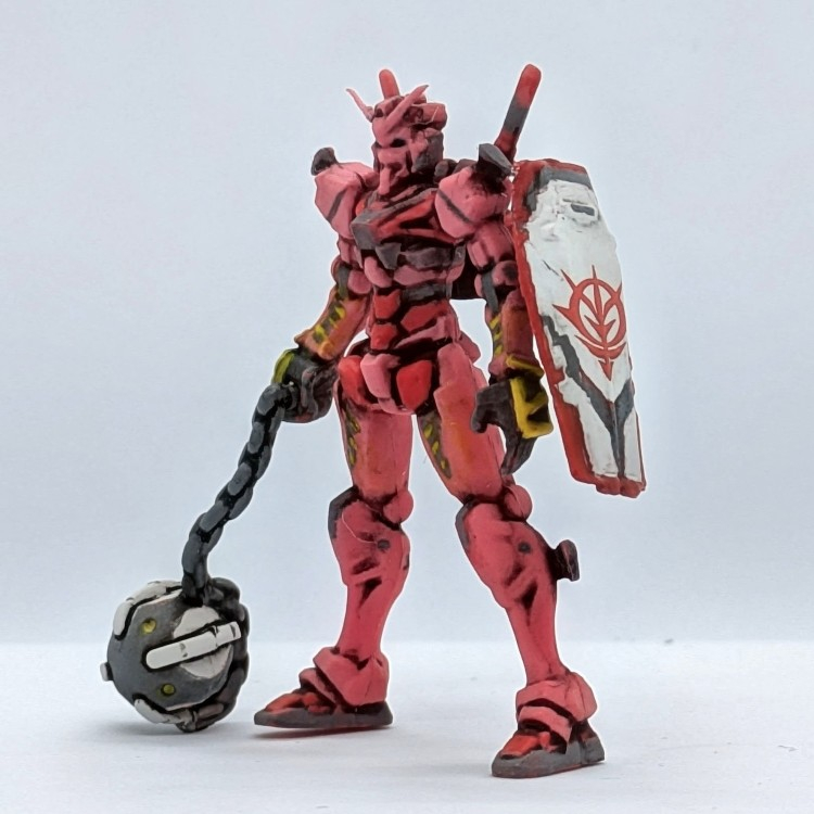 赤いガンダム（ジークアクス グミ）｜morokoshiさんのガンプラ作品