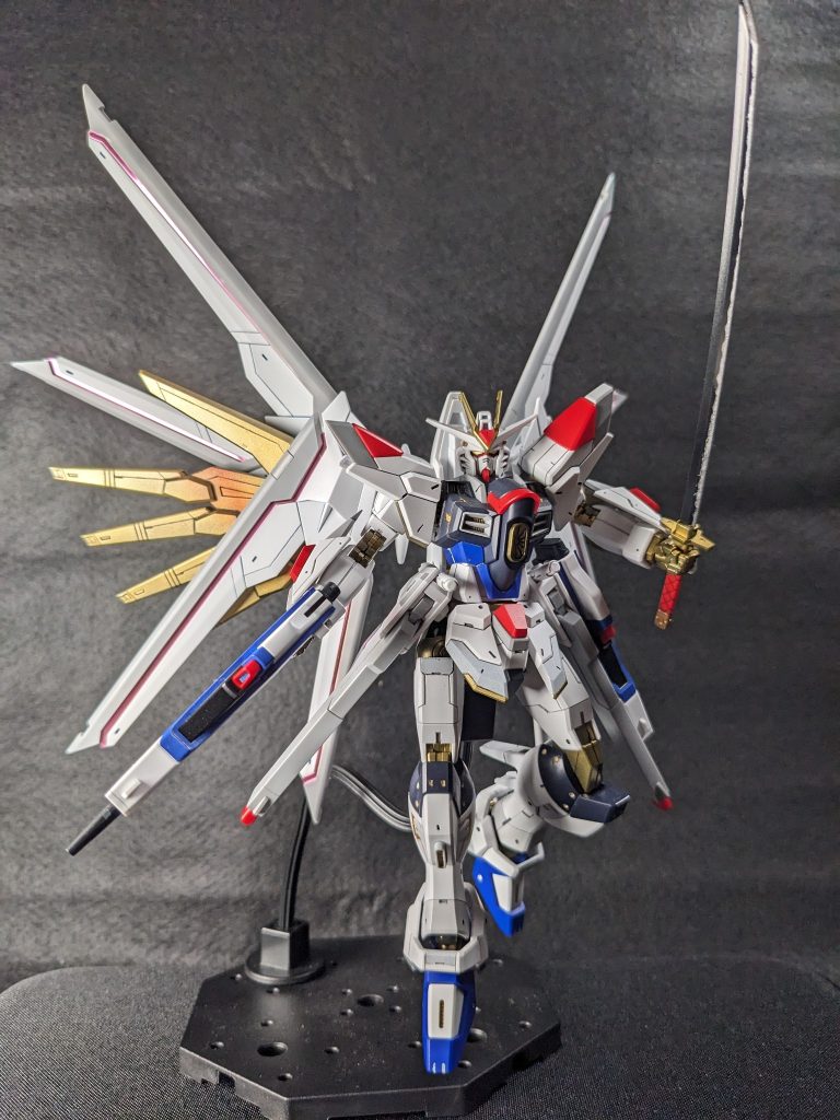 HG 1/144マイティストライクフリーダムガンダム　「僕にできることは、終わらせる！」by キラ・ヤマト　対艦刀　フツノミタマ装備–3枚目/制作者：ゴン太