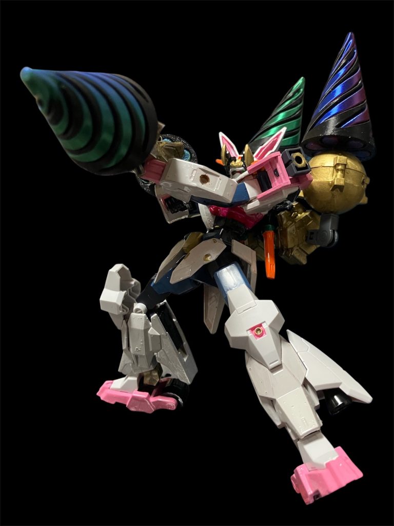 サタニクスウェポンと同じく二つを連結した「メガニックドリルドライバー」。