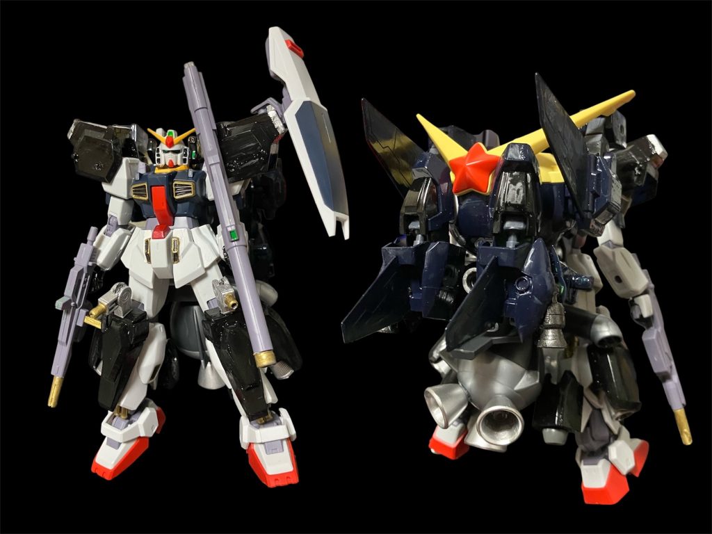 ケロヴィーガンダム。ガンダムコラボの画像をとある兎のVtuberさんが紹介していた画像を見たら・・・・こいつ、セラヴィーじゃね？っと思ったら体が動いてました(^◇^;)