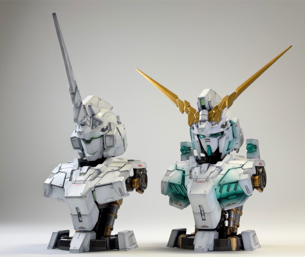ユニコーンモードを作ったのなら、次はデストロイモードという事で、&nbsp;2作品続けてユニコーンガンダムでした(gundam-kao7)