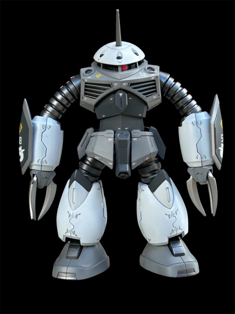 機体色　ニュートラルグレーI、II、Ⅳで塗り分け
