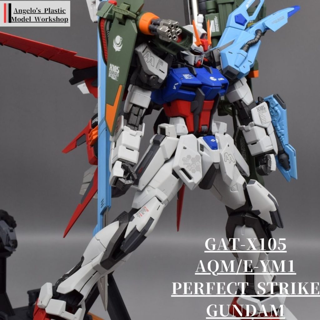 MG　パーフェクトストライク–3枚目/制作者：アンジェロのプラモデル工房