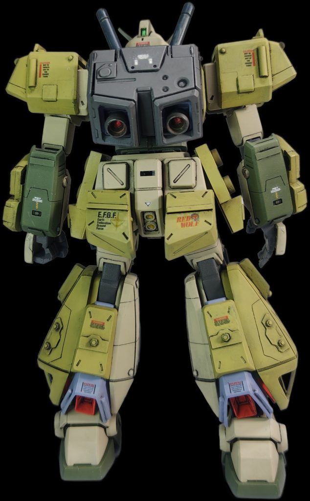 リアアーマー：フロントアーマーをカットして取り付け