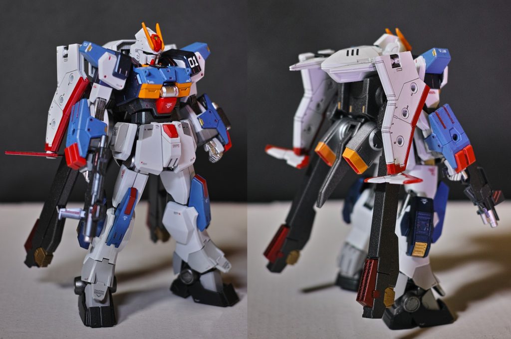 と、言うネタは置いておいてガンダムEz-SR1イントルーダーGUNDAM Ez-SR1 INTRUDERD1を意識したリフター装備です。30MMから拝借しました。