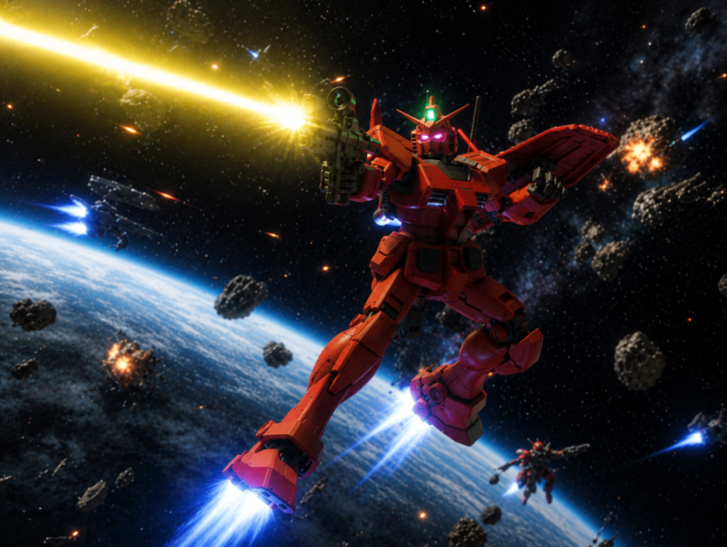 MG キャスバル専用ガンダム Ver.3.0 LED組込–9枚目/制作者：福田 義康