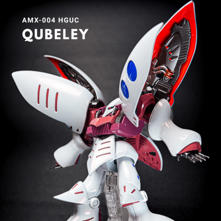 HG キュベレイ 全塗装 【光沢×パール】｜週末ガンプラさんのガンプラ