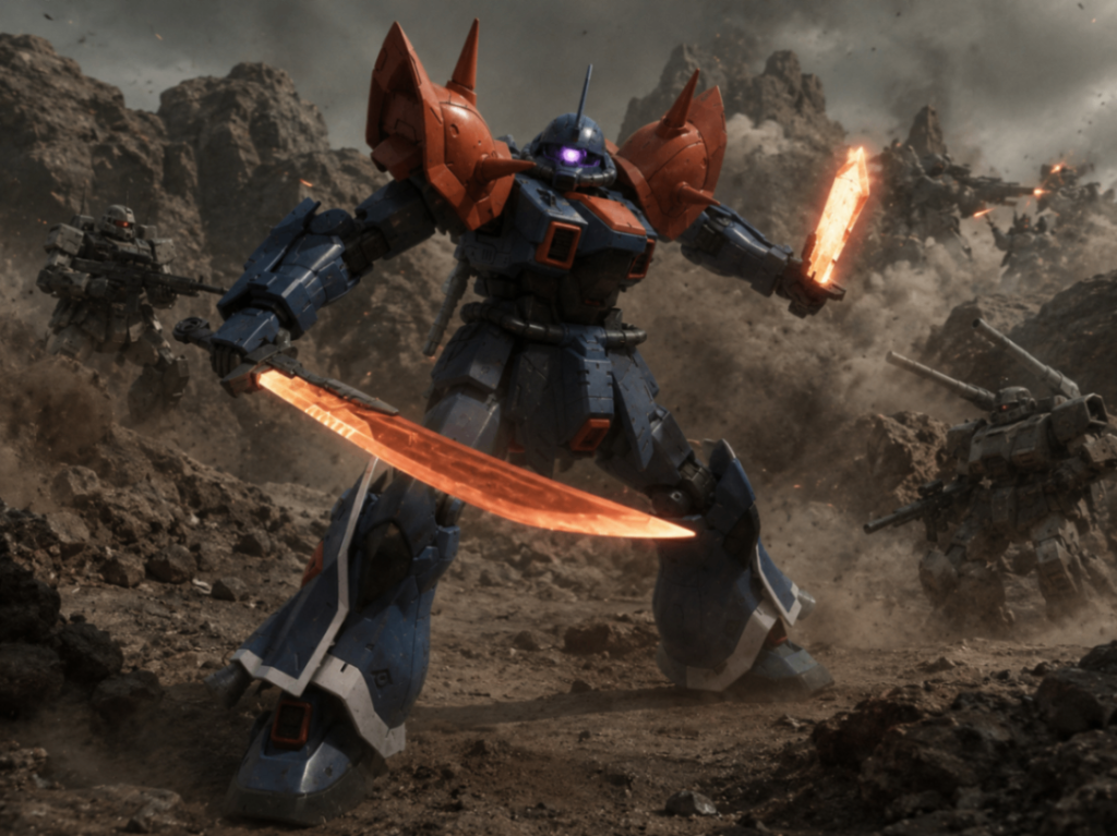 RE/100 イフリート改 LED組込み–5枚目/制作者：福田 義康
