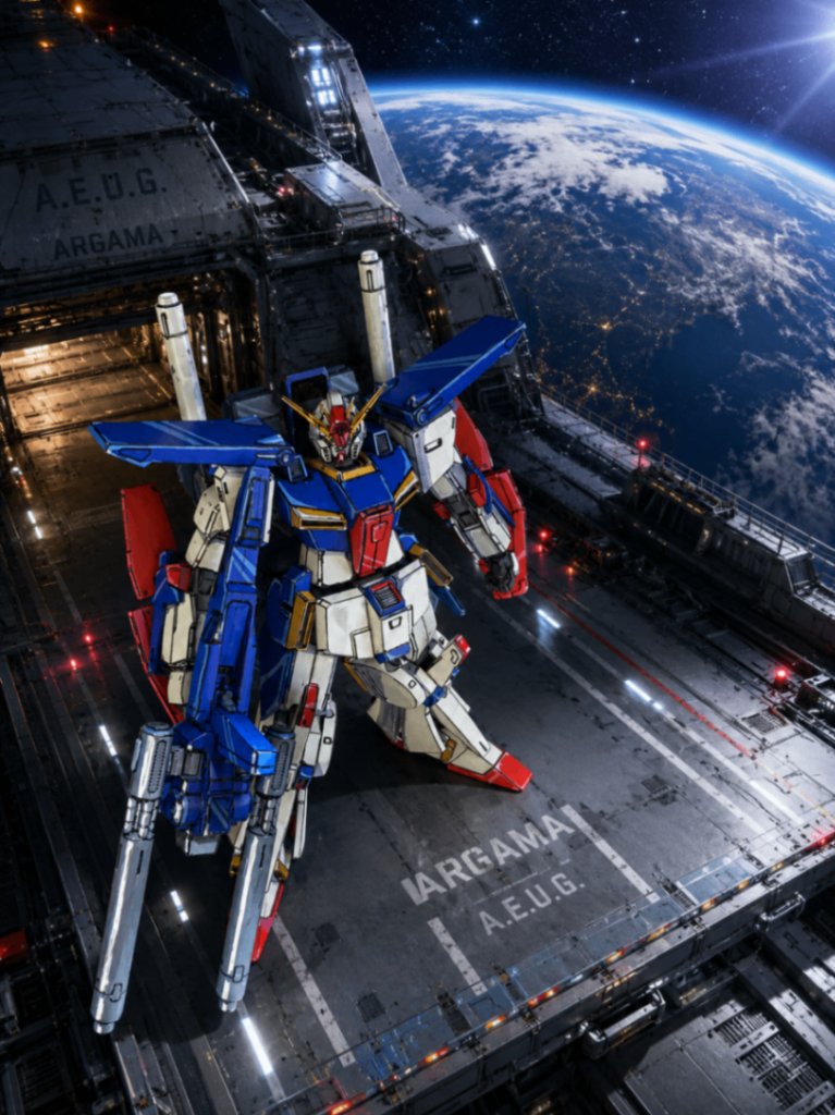 ダブルゼータガンダムアニメ塗り
