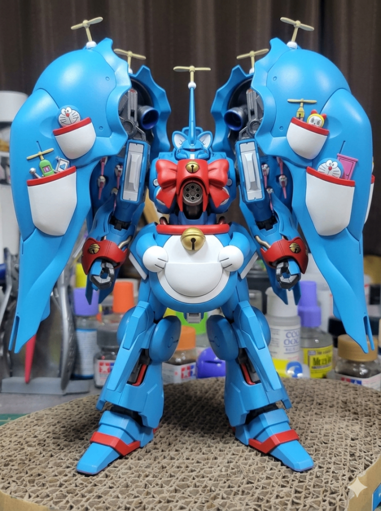 猫型ロボット風に…