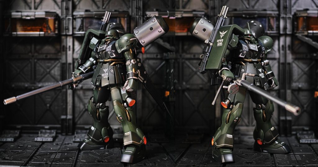 特徴のランゲ・ブルーノ砲・改を装備して前から。&nbsp;