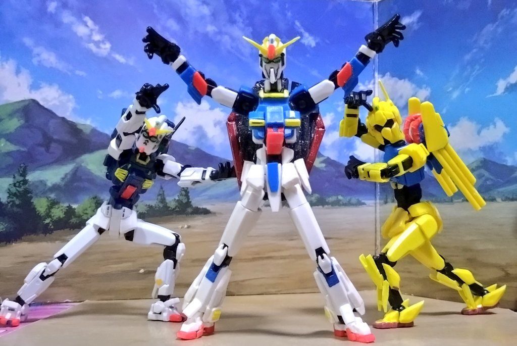 ようやくグリプス戦役チームが揃いました。ポーズは気にしないでください。