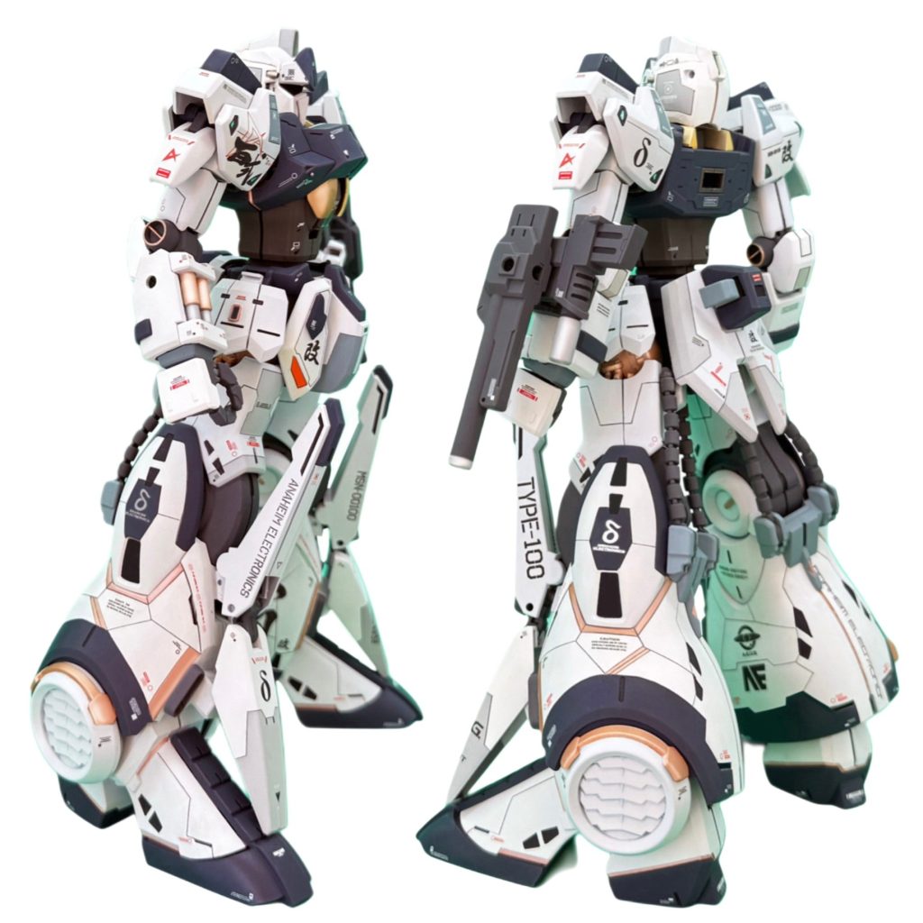 左腕にはオリジナルの武装、ハンドキャノンを設定しました。